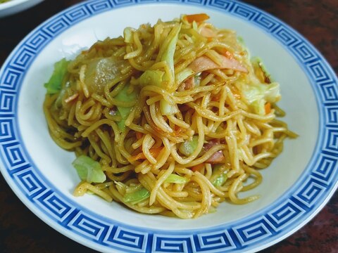 ステーキソース味の！焼きそば